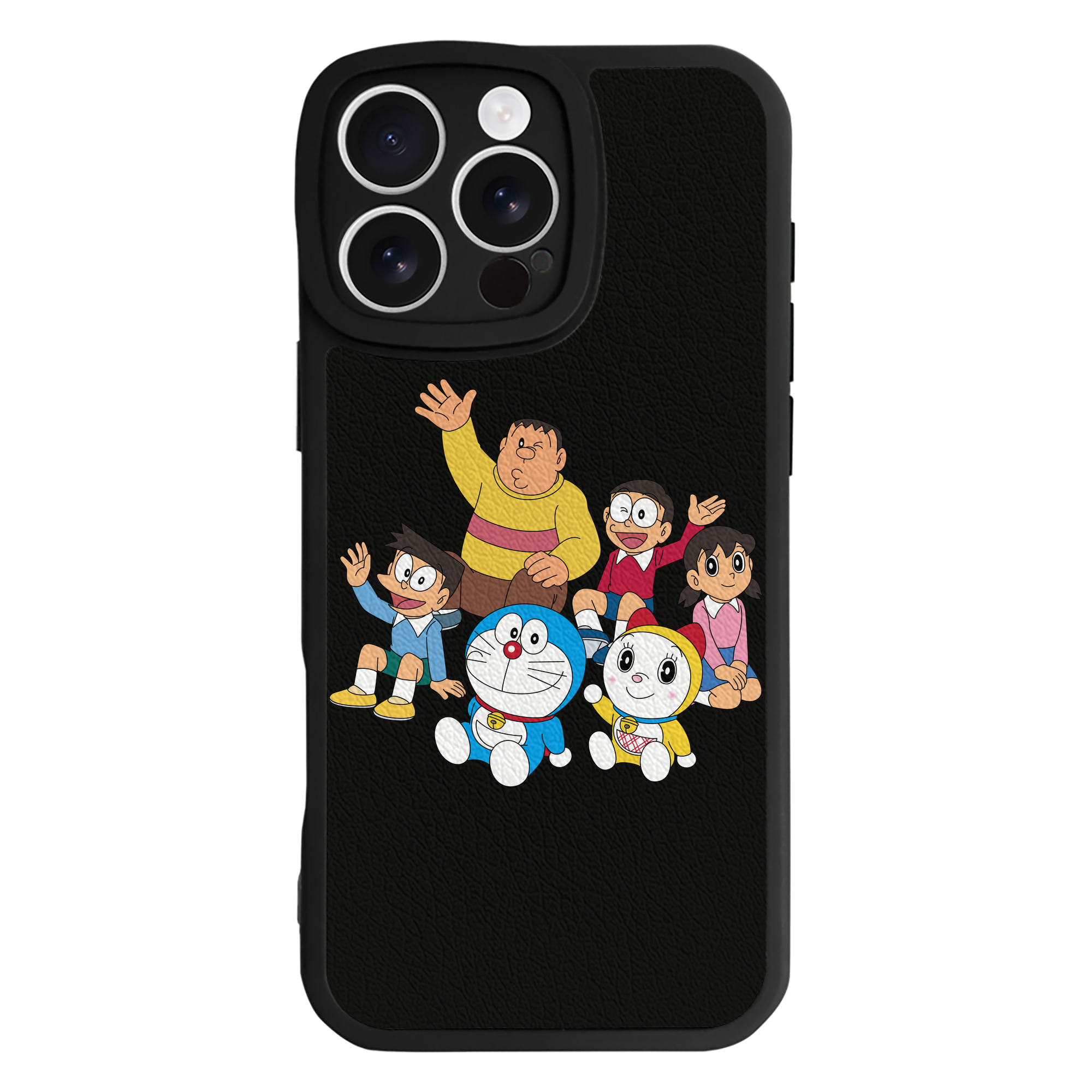（画像用） ドラえもん 骨川 スネ夫 Doraemon Honekawa Suneo 【iPhone 16シリーズ対応】シリコンスマホケース（レザー調） 材質：シリコン